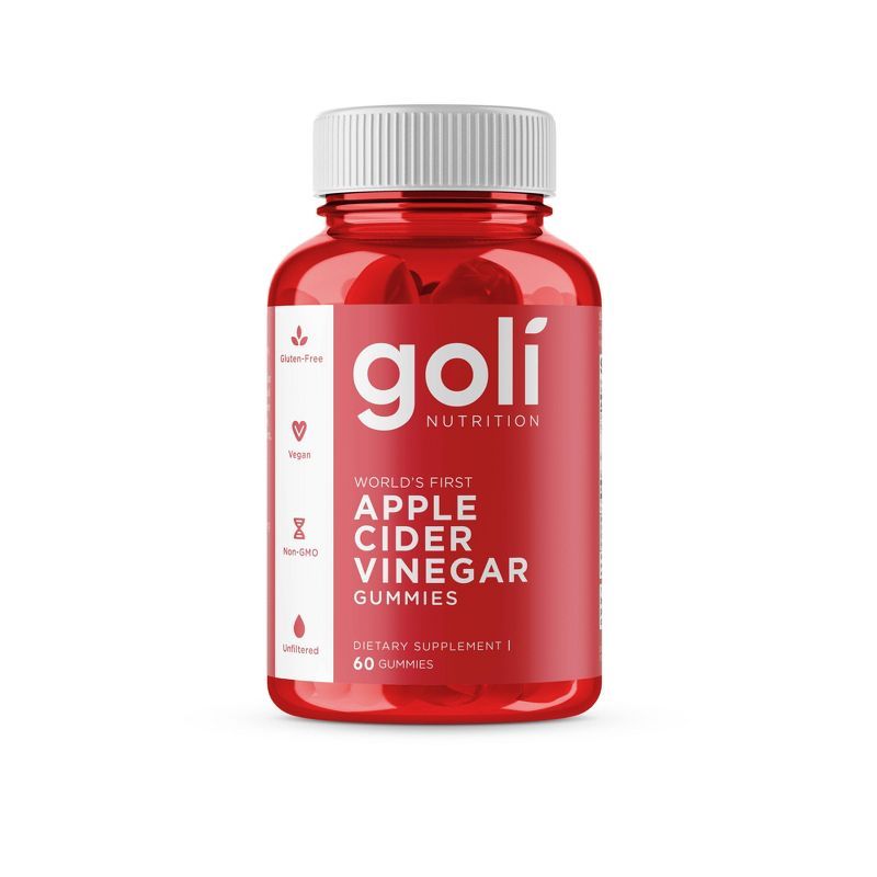 Goli Nutrition Apple Cider Vinegar Vegan Gummies | Target