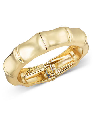 I.N.C. International Concepts Gold-Tone Textured Bangle Bracelet, Created for Macy's - Macy's | Macy's