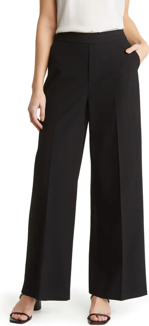 Nordstrom High Waist Wide Leg Pants | Black Pants | Work Outfit | Work Pants | Womens Pants | Nordstrom