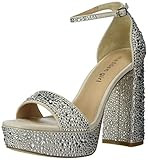 Madden Girl Women's Omega Heeled Sandals, Ivy/Multi, 7 | Amazon (US)