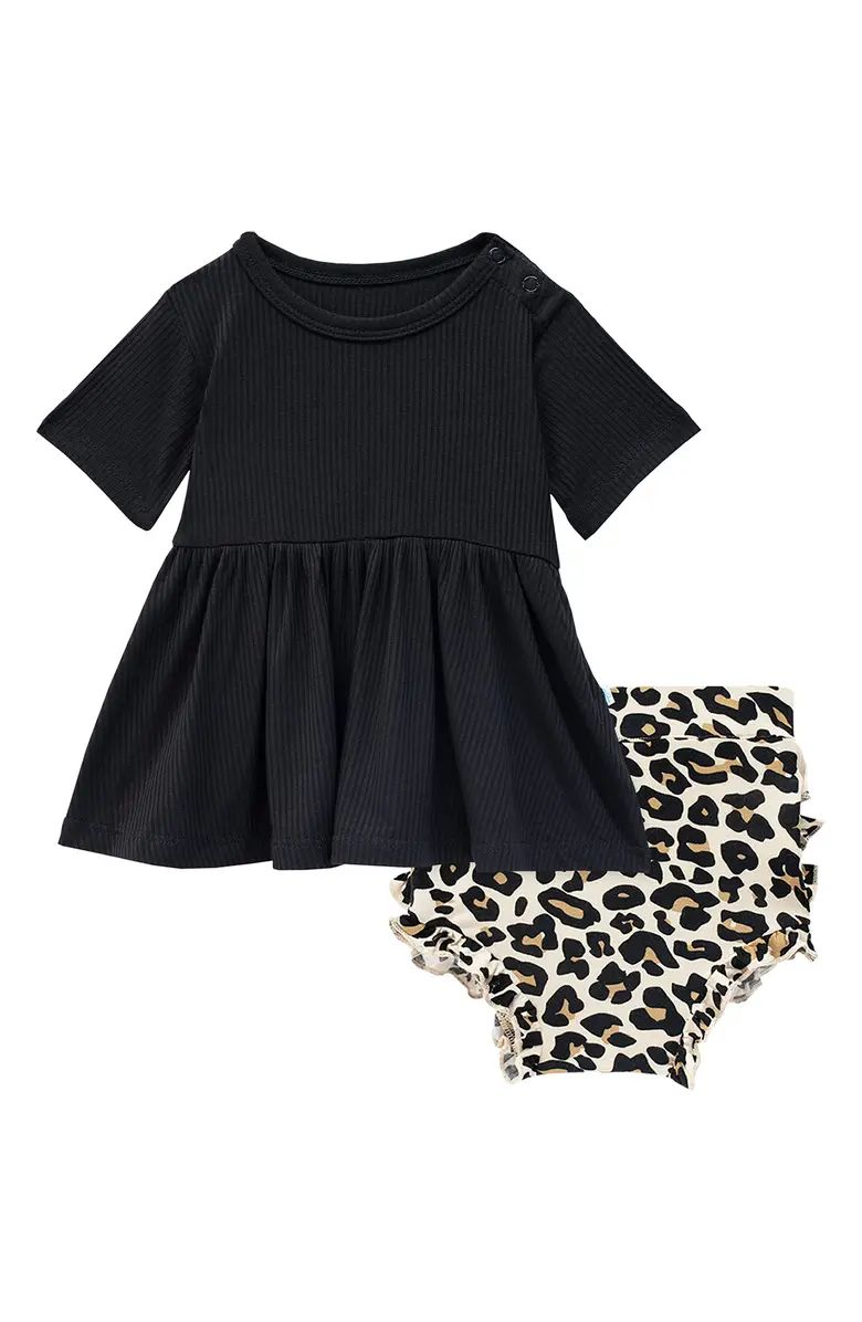 Lana Ribbed Swing Top & Ruffle Bloomers | Nordstrom