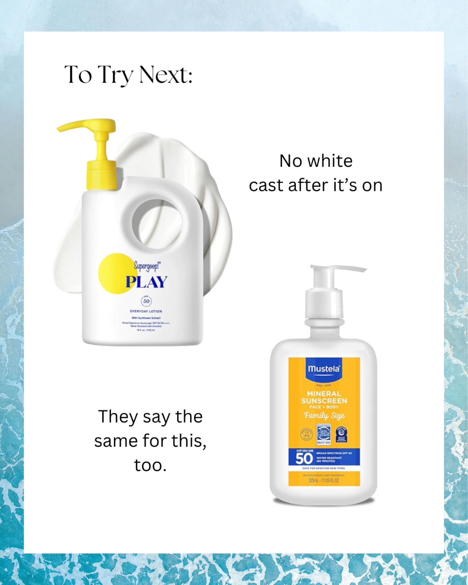 These are next on my list to try for sunscreen. I never really thought about trying to goop one until I tried a dupe of it and liked it so much. So now I’m curious!

#LTKFamily #LTKTravel #LTKBeauty