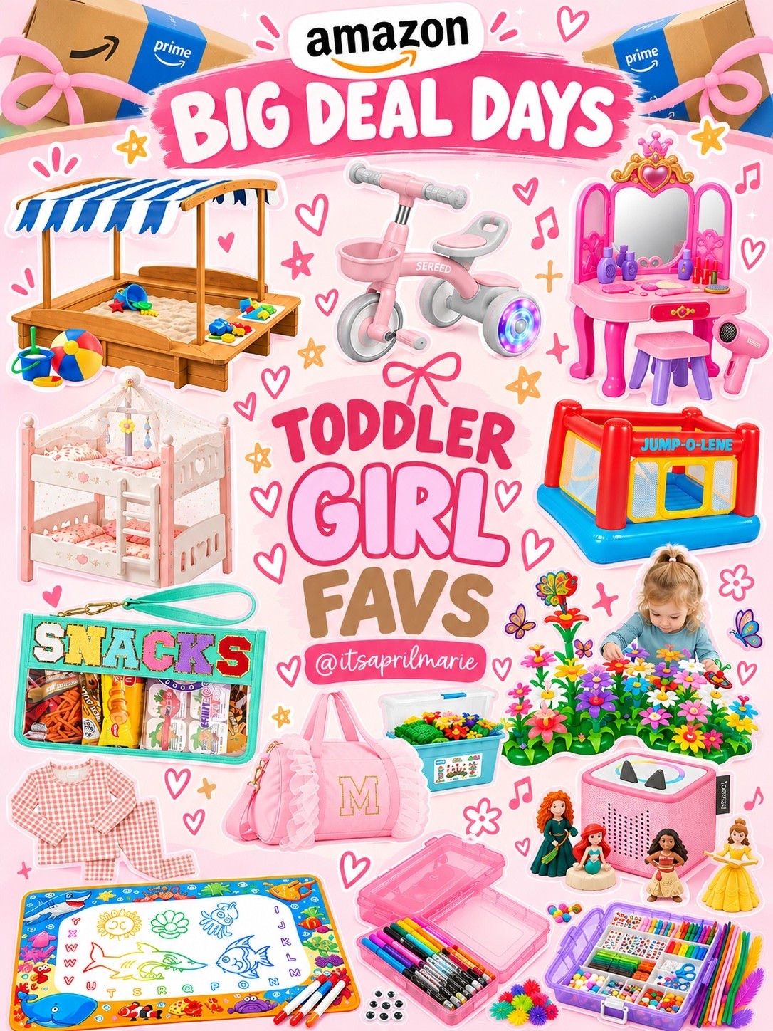 Some of the girls FAVS + every day toys are on sale for #BigDeDays ! 💙🫶🏼🎀💕 #LTKtoys #LTKtoddler #LTKkids #LTKamazon #LTKmom #LTKtoddlergirl #LTKgirls #LTKsale #LTKBigDealDays