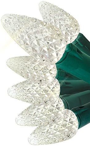 GE 100 LED StayBright Random Sparkle WARM WHITE C5 Lights | Amazon (US)