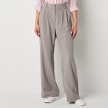 by&by-Juniors Classic Fit Wide Leg Trouser | JCPenney