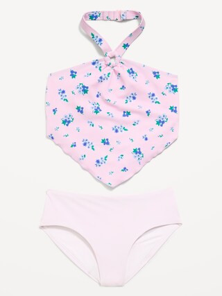 Halter Bikini Swim Set for Girls | Old Navy (US)