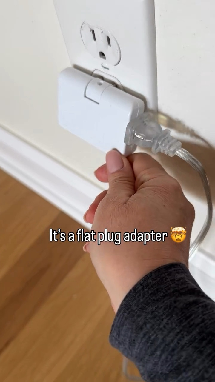This is why your furniture won’t sit flush against the wall 🔌

A flat plug adapter fixes one of the most overlooked problems in home styling — and it costs almost nothing. Plug goes in sideways, cord runs flat, furniture slides all the way back. That’s it. That’s the whole thing.

This is a buy-multiples situation!

#flatplugadapter #amazonhome #amazonfinds #homedecor #homehacks

#LTKHome