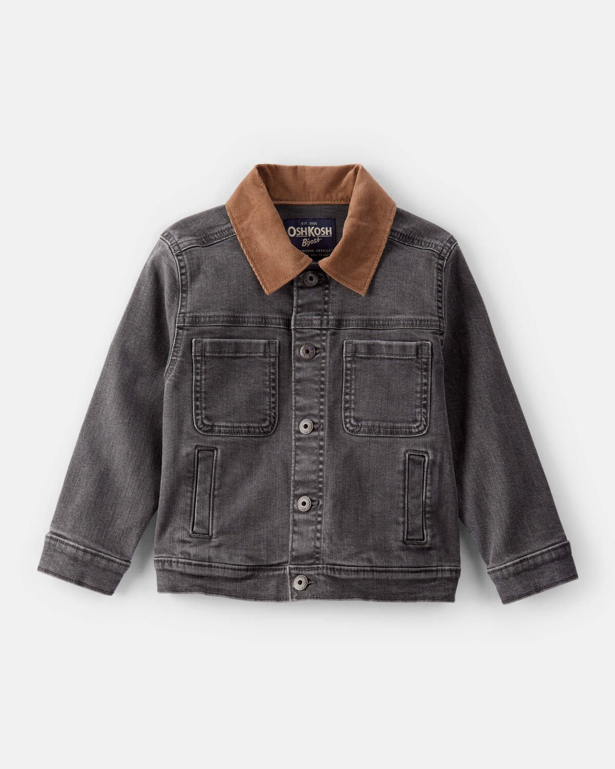 Toddler Boy Denim Utility Barn Jacket - Black | Carter's Inc