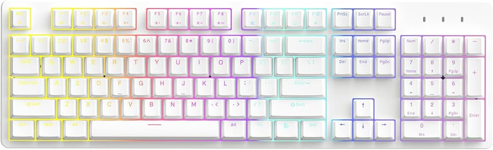 FE87/104 RGB Mechanical Keyboard, Hot Swappable Gaming Keyboard, Customizable Backlit, Magnet Upp... | Amazon (US)