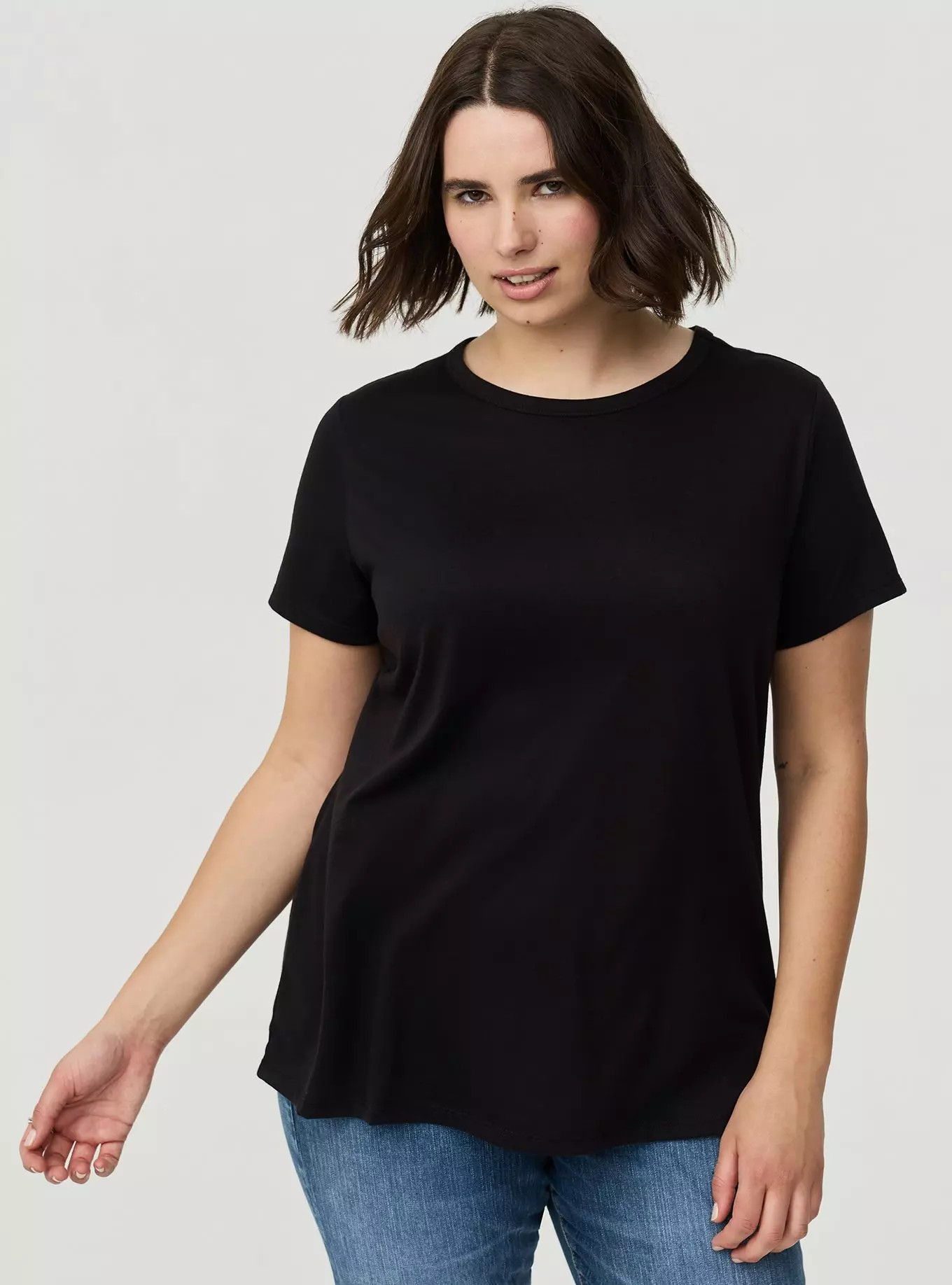 Everyday Signature Jersey Crew Neck Tee | Torrid (US & Canada)