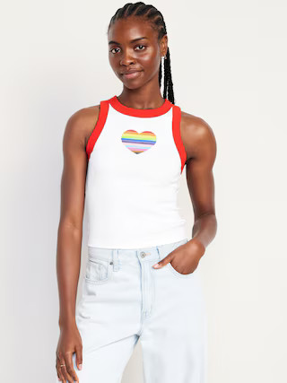 Graphic Crop Tank Top | Old Navy (US)