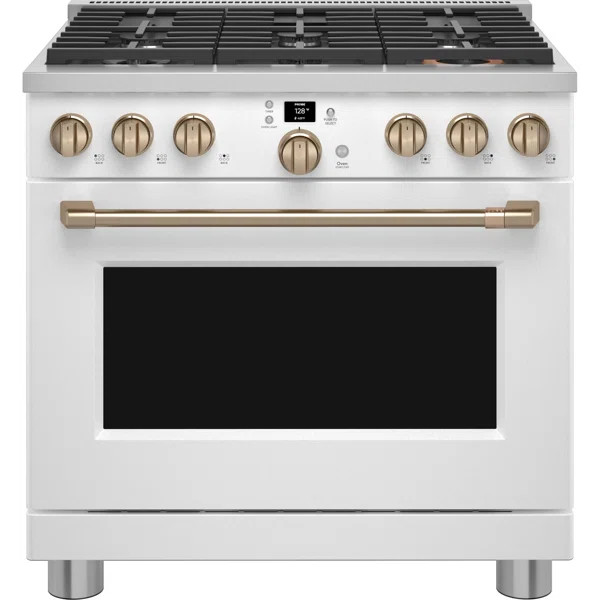 36" 6.2 cu. ft. Smart Slide-In Gas with Convection Oven | Wayfair North America