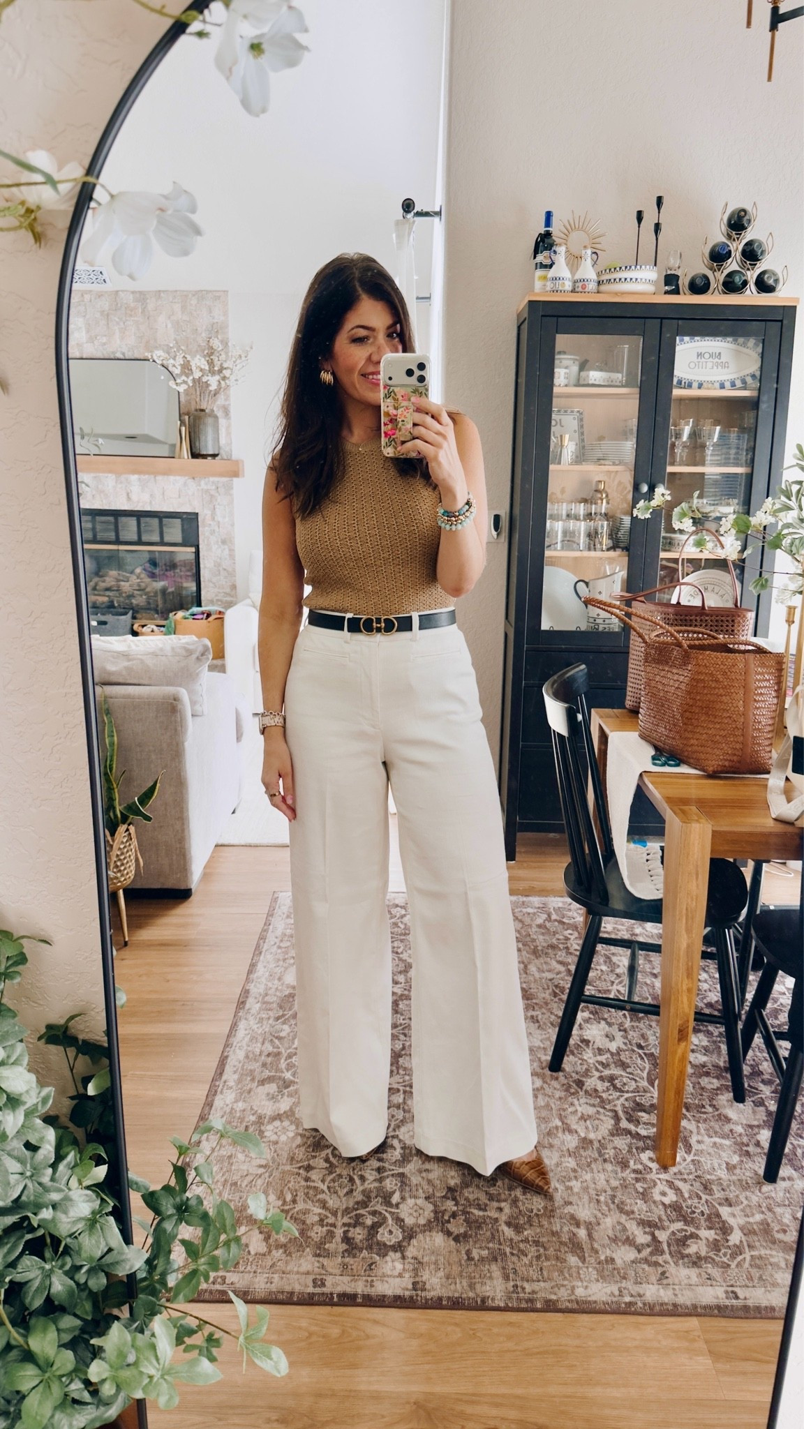 What I wore to the office
Sweater tank: medium
Wide leg pants- medium tall (code Meghanxspanx)

#LTKSaleAlert #LTKMidsize #LTKWorkwear