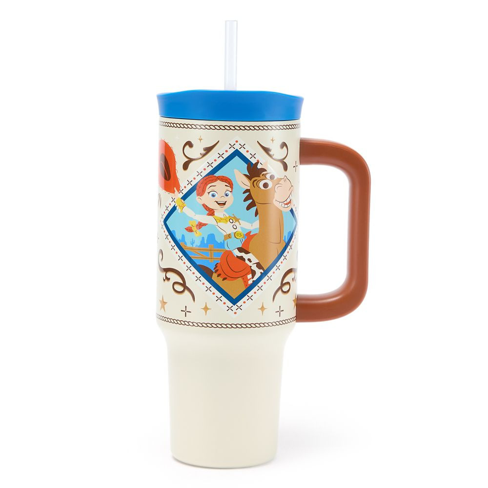 Jessie and Bullseye 30 oz. Stainless Steel Travel Tumbler with Straw \u2013 Toy Story 5 | Disney ... | Disney Store
