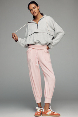 Daily Practice by Anthropologie Easygoing Capri Drawstring Sweatpants | Anthropologie (US)