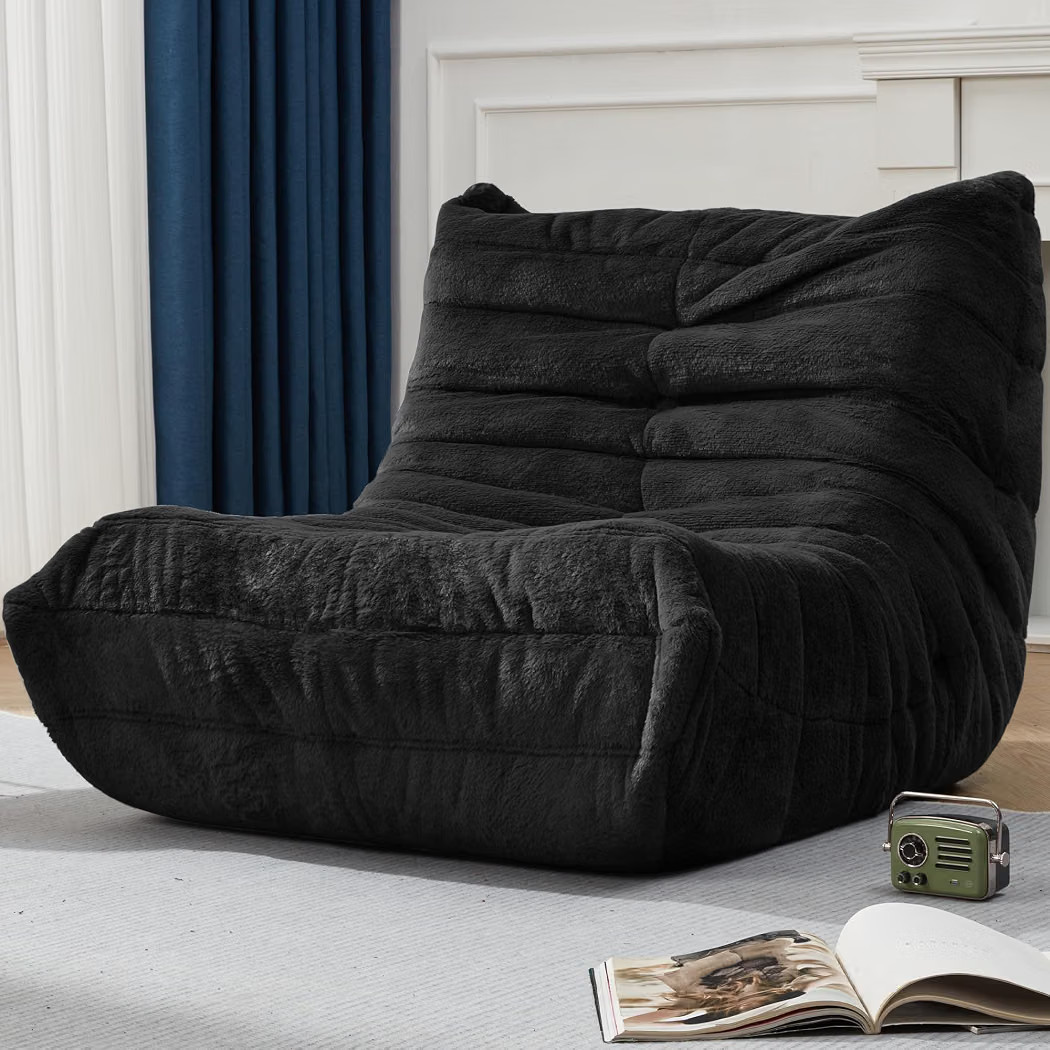 Hobestluk Big Bean Bag Chairs for Adults Fireside BeanBag Couch Togo Sofa | Amazon (US)