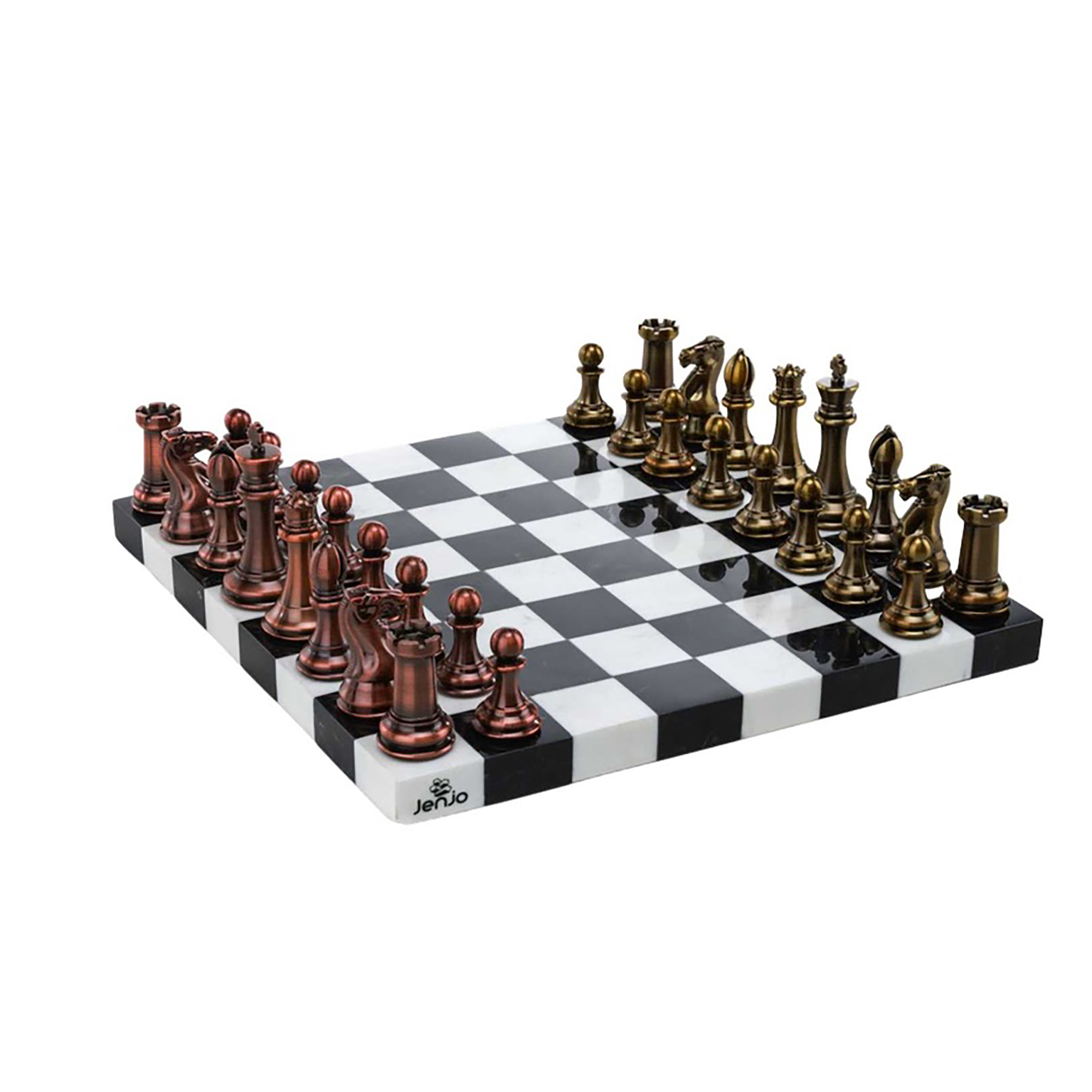 33 Piece Marble & Resin Chess Game Set | Temple & Webster AU
