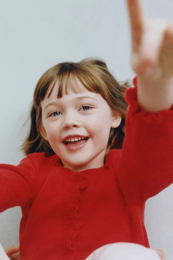 FRILL KNIT CARDIGAN | Zara UK