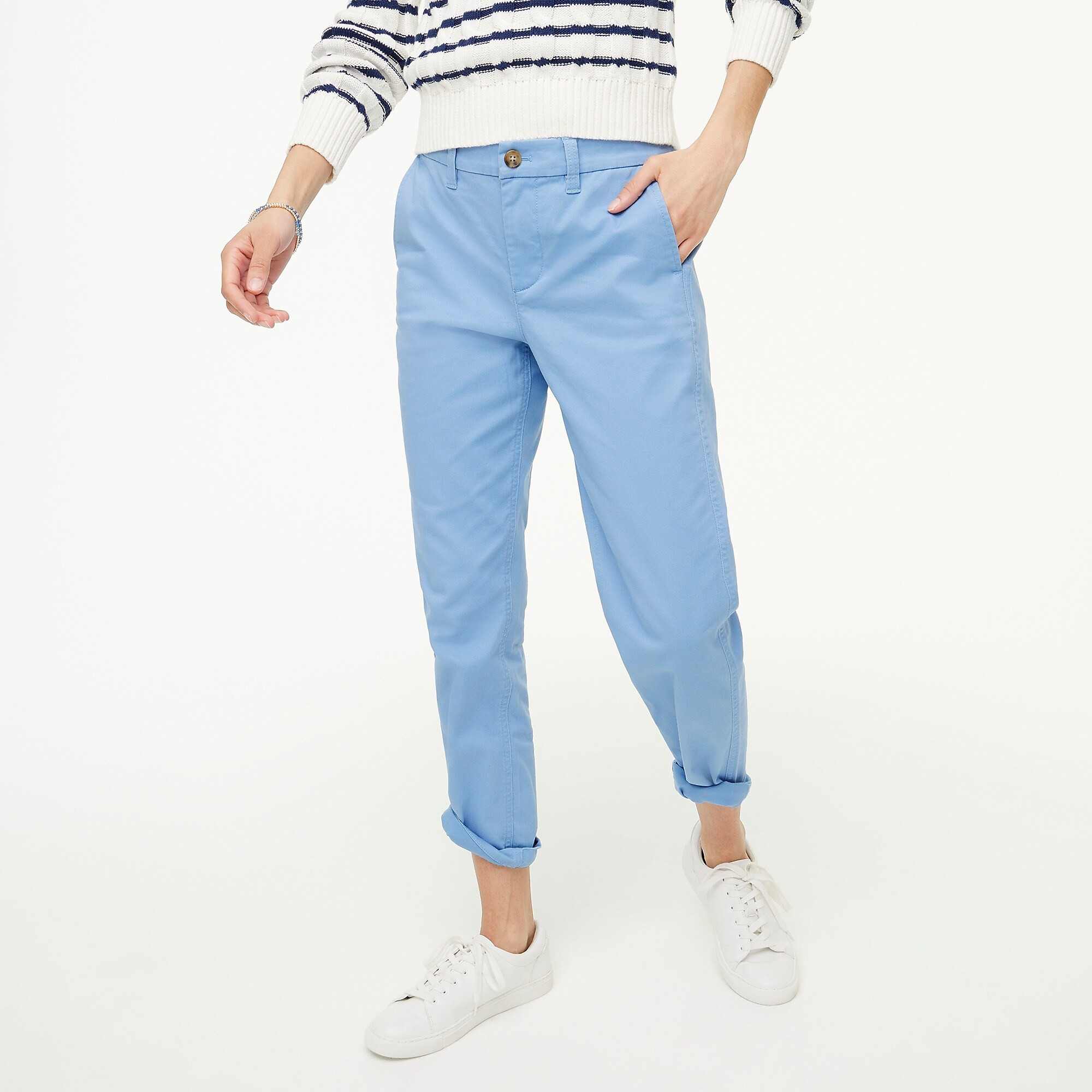 High-rise girlfriend chino pant | J.Crew Factory