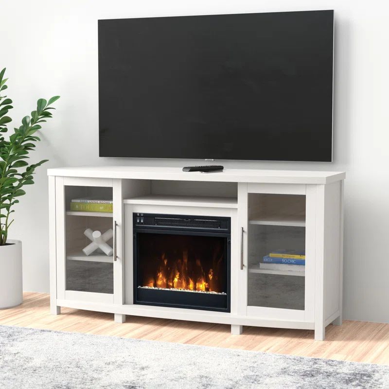 Southington TV Stand for TVs up to 60" with Fireplace Included | Wayfair North America