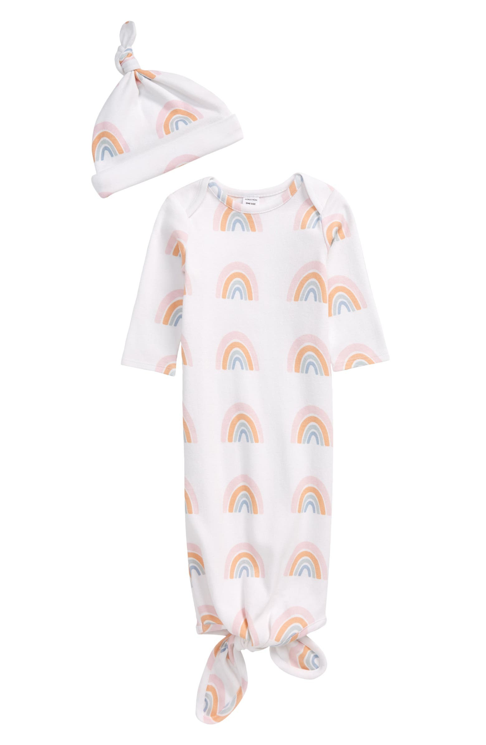 Knotted Gown & Hat Set | Nordstrom | Nordstrom