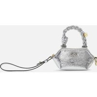 Ganni Metallic Leather-Blend Nano Bou Bag | Coggles (Global)