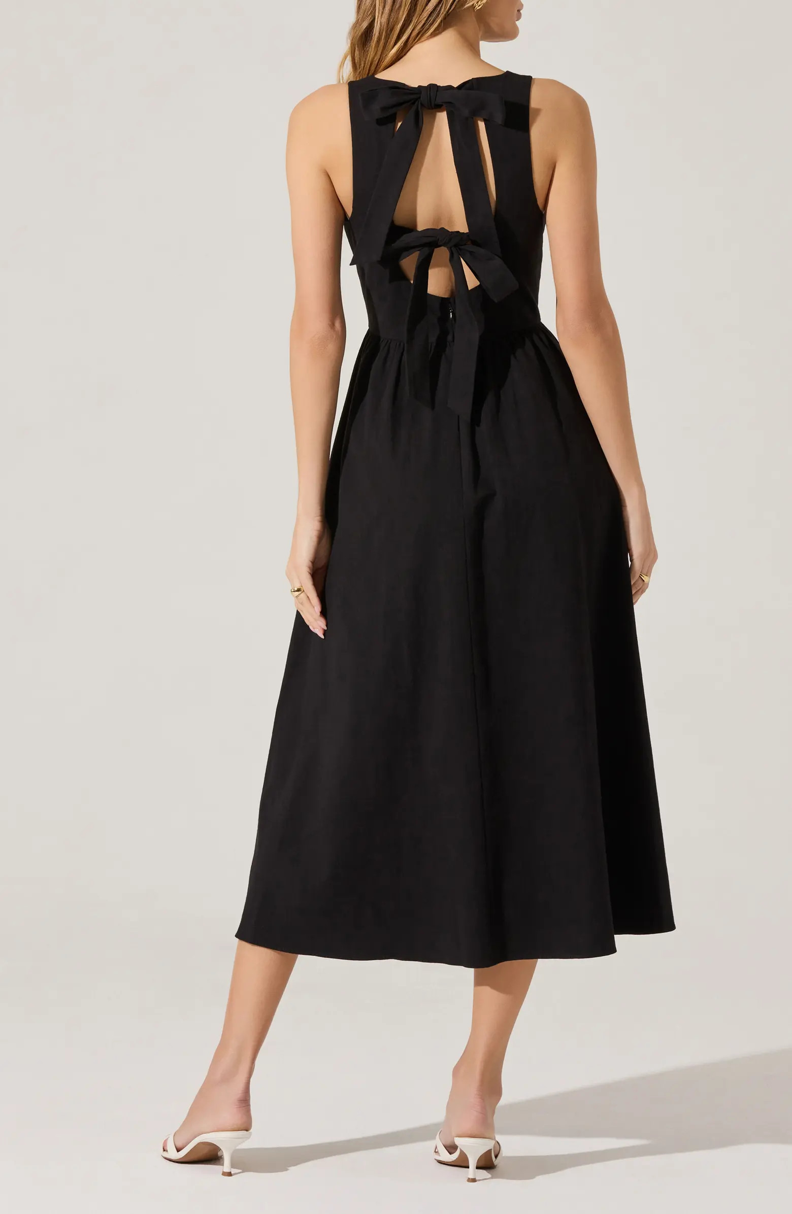 Bow Back A-Line Dress | Nordstrom
