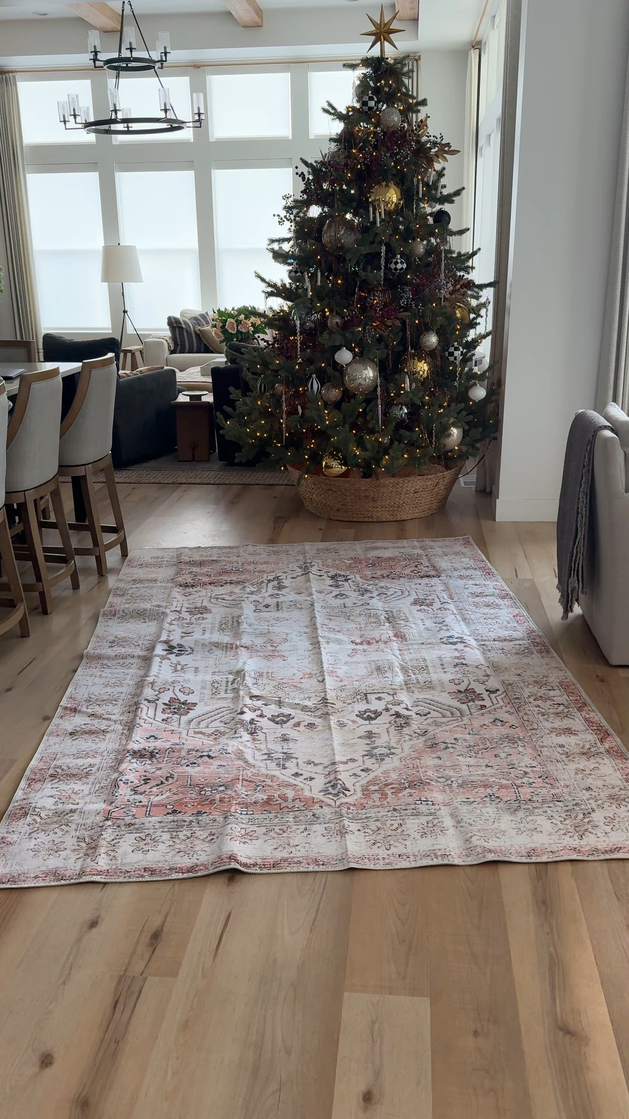 New affordable rug. Comes in lots of sizes and color ways. I have the 6x9 in the multi colored option 

#LTKWatchNow #LTKHome #LTKFindsUnder100