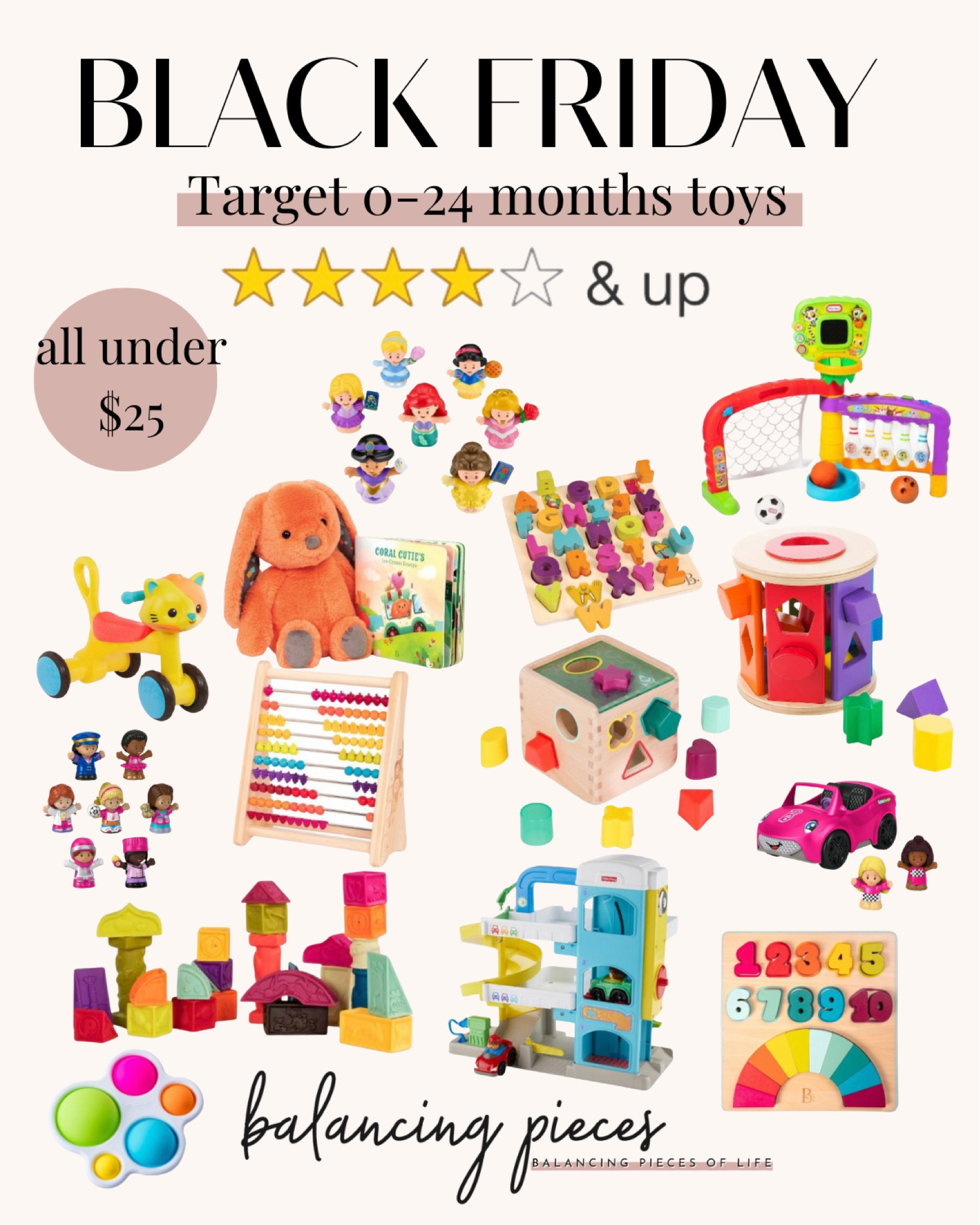 Black Friday Target toy deals - 1 year old gift - 2 year old gift - new baby gift - baby Christmas toy - Christmas gift 

#LTKGiftGuide #LTKbaby #LTKHoliday