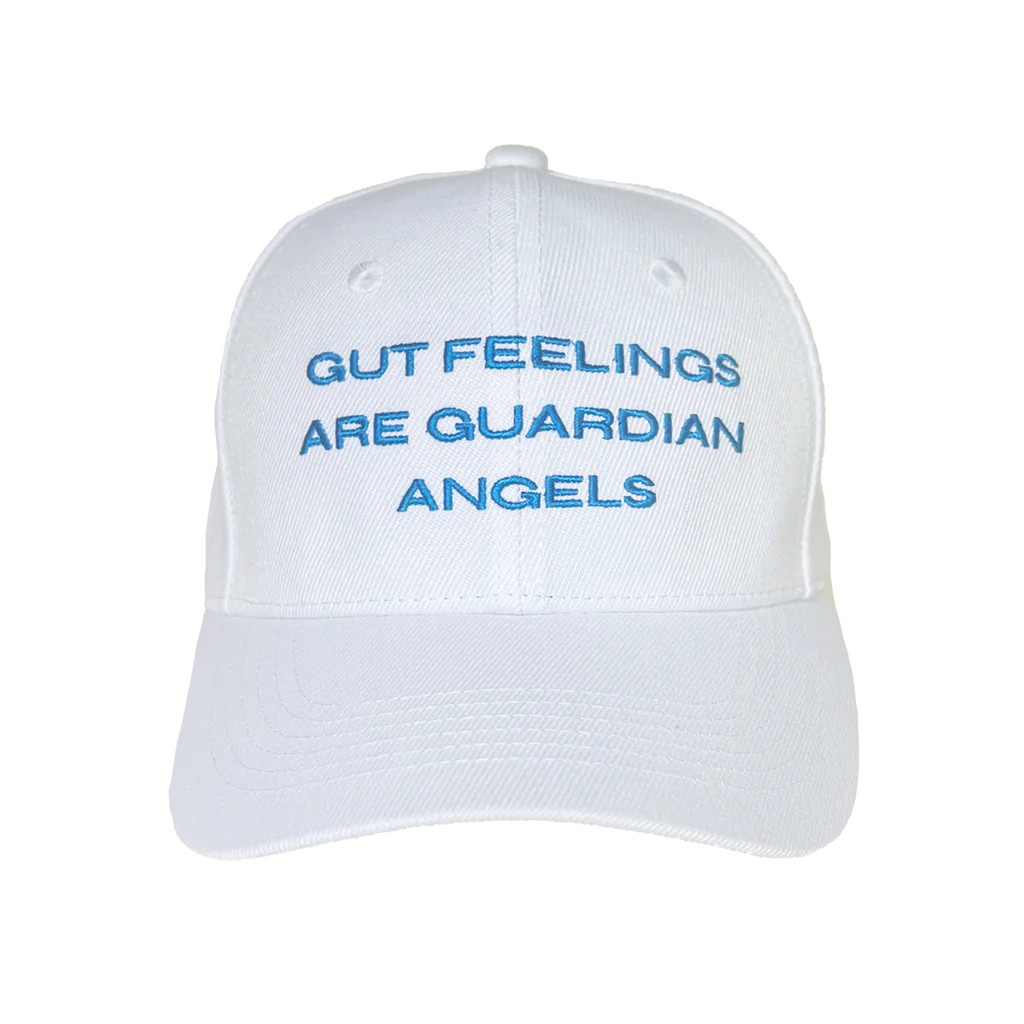 Gut Feelings Are Guardian Angels Hat | ALEX'S Art and Objects