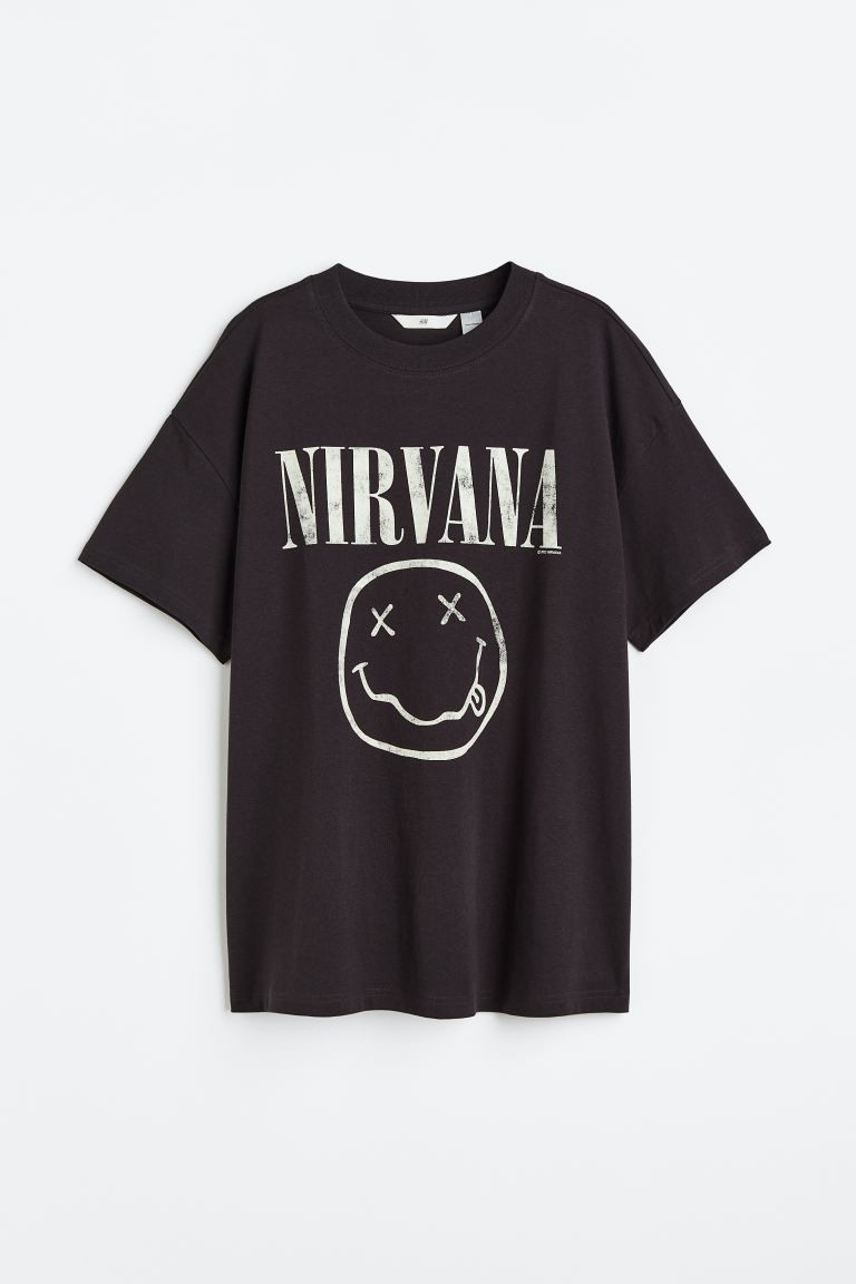 Oversized Printed T-shirt | H&M (US + CA)