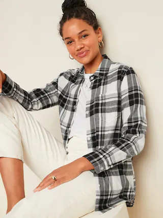 Classic Plaid Flannel Shirt for Women | Old Navy (US)