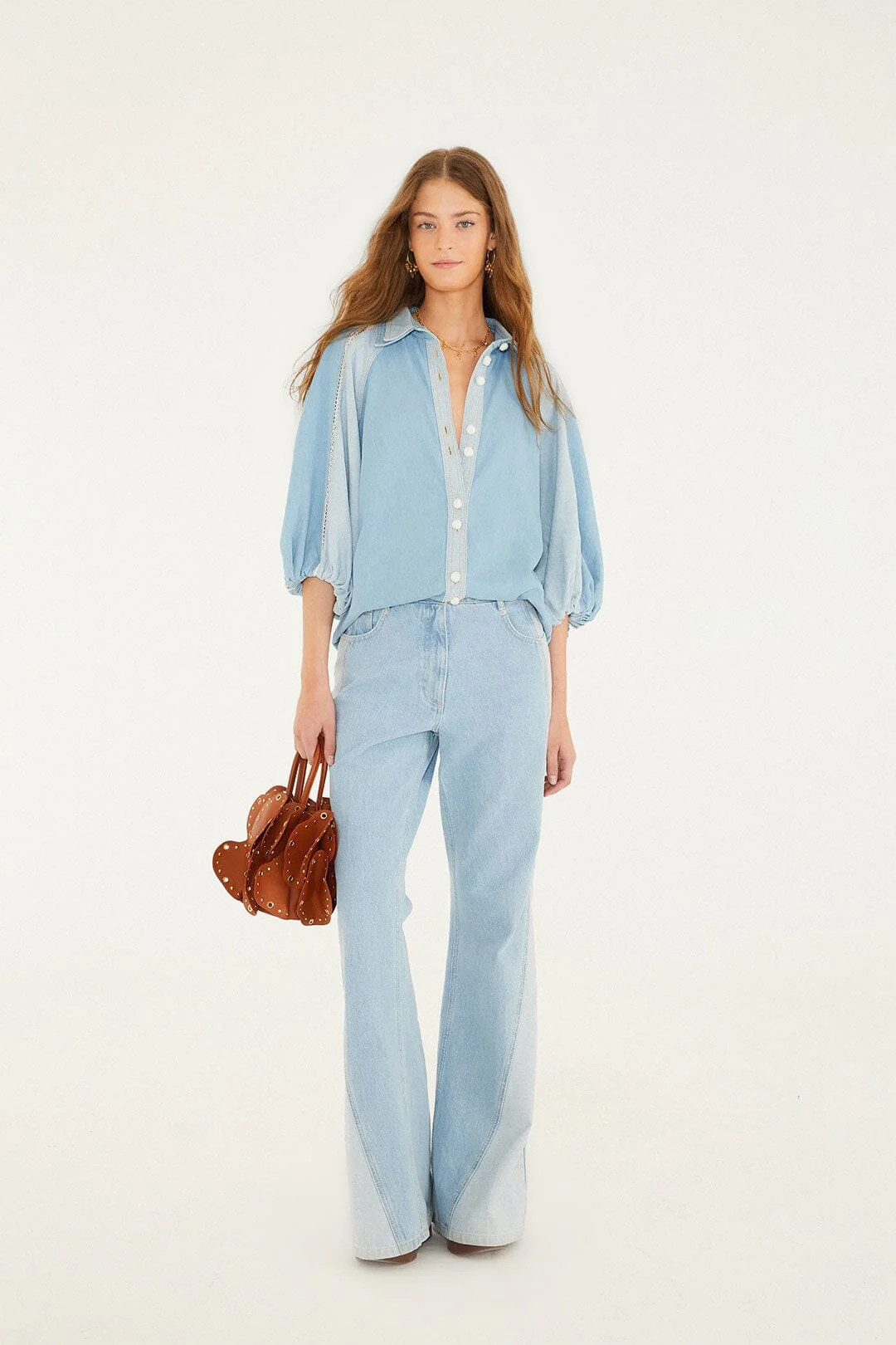 Denim Tree Light Colors Pants | FARM Rio | FarmRio (US)