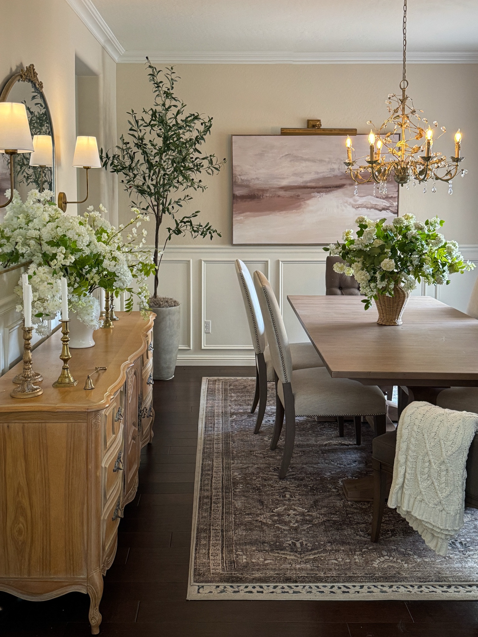 Dining Room items 

*My table & chairs are from Ethan Allen and don’t have links. The sideboard was a Facebook Marketplace find.

Wall color: Bone by Dunn Edwards Paints 
Trim color: Swiss Coffee

#LTKHome