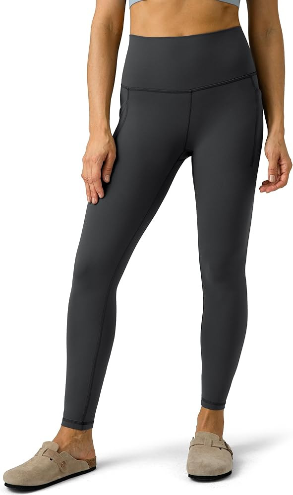 Colorfulkoala Women's Dreamlux High Waisted Workout Leggings 25" / 28" Inseam Yoga Pants with Poc... | Amazon (US)
