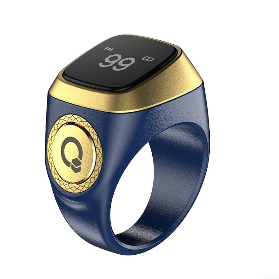 IQibla Smart Zikr Ring, Smart Ring Counter Waterproof Digital Counter & Vibration Reminder, Unise... | Amazon (US)