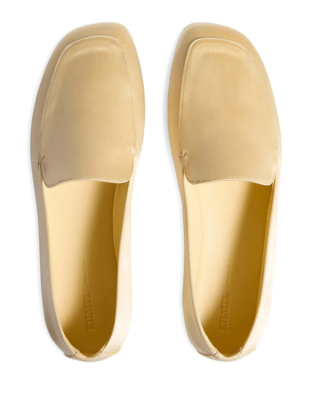 KHAITE Monroe slip-on Loafers | Yellow | FARFETCH | Farfetch Global