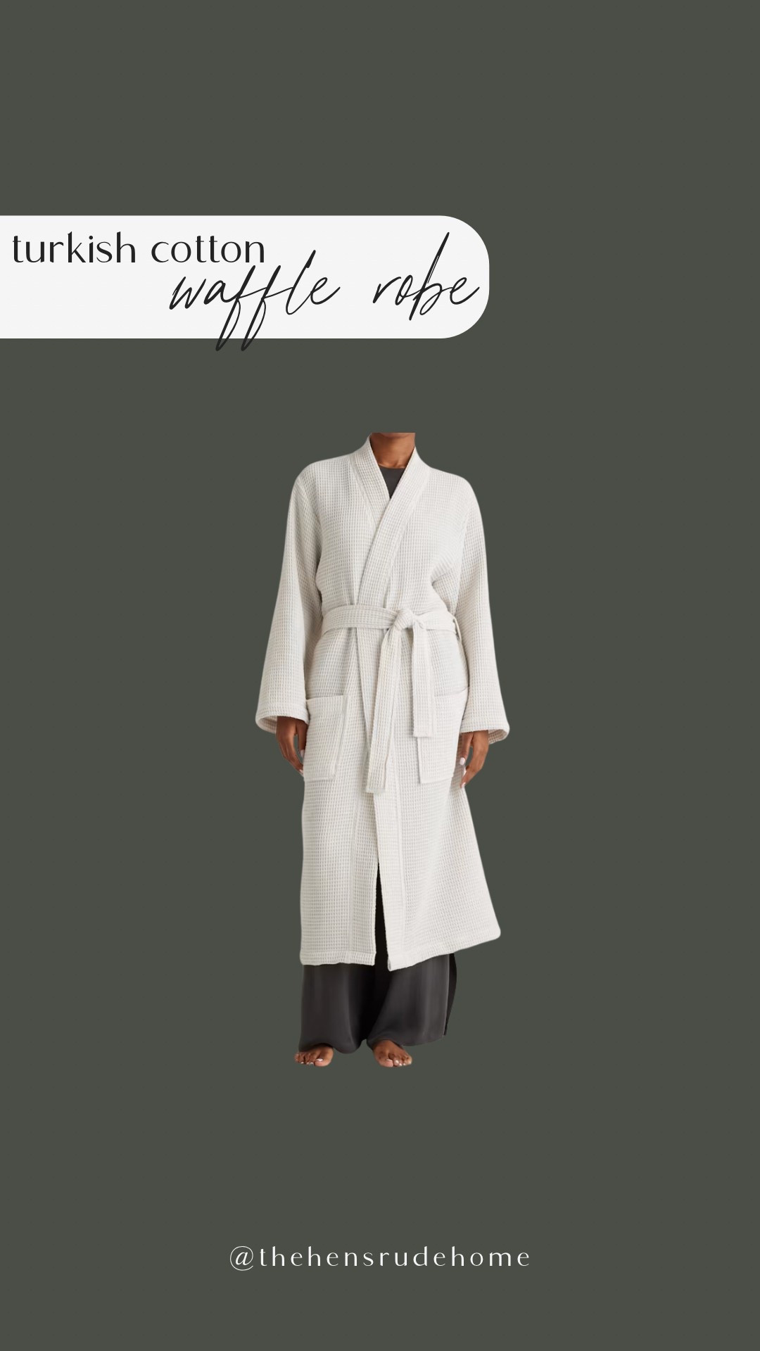 Turkish cotton waffle robe 

#LTKFindsUnder100 #LTKGiftGuide
