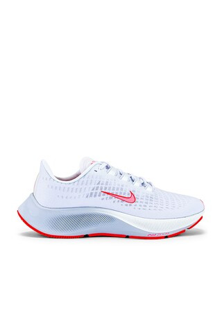 Nike Air Zoom Pegasus 37 VT Sneaker in White & Sunset Pulse from Revolve.com | Revolve Clothing (Global)