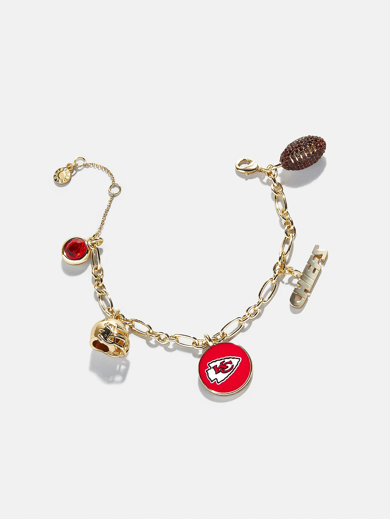 NFL Charm Bracelet - Kansas City Chiefs | BaubleBar