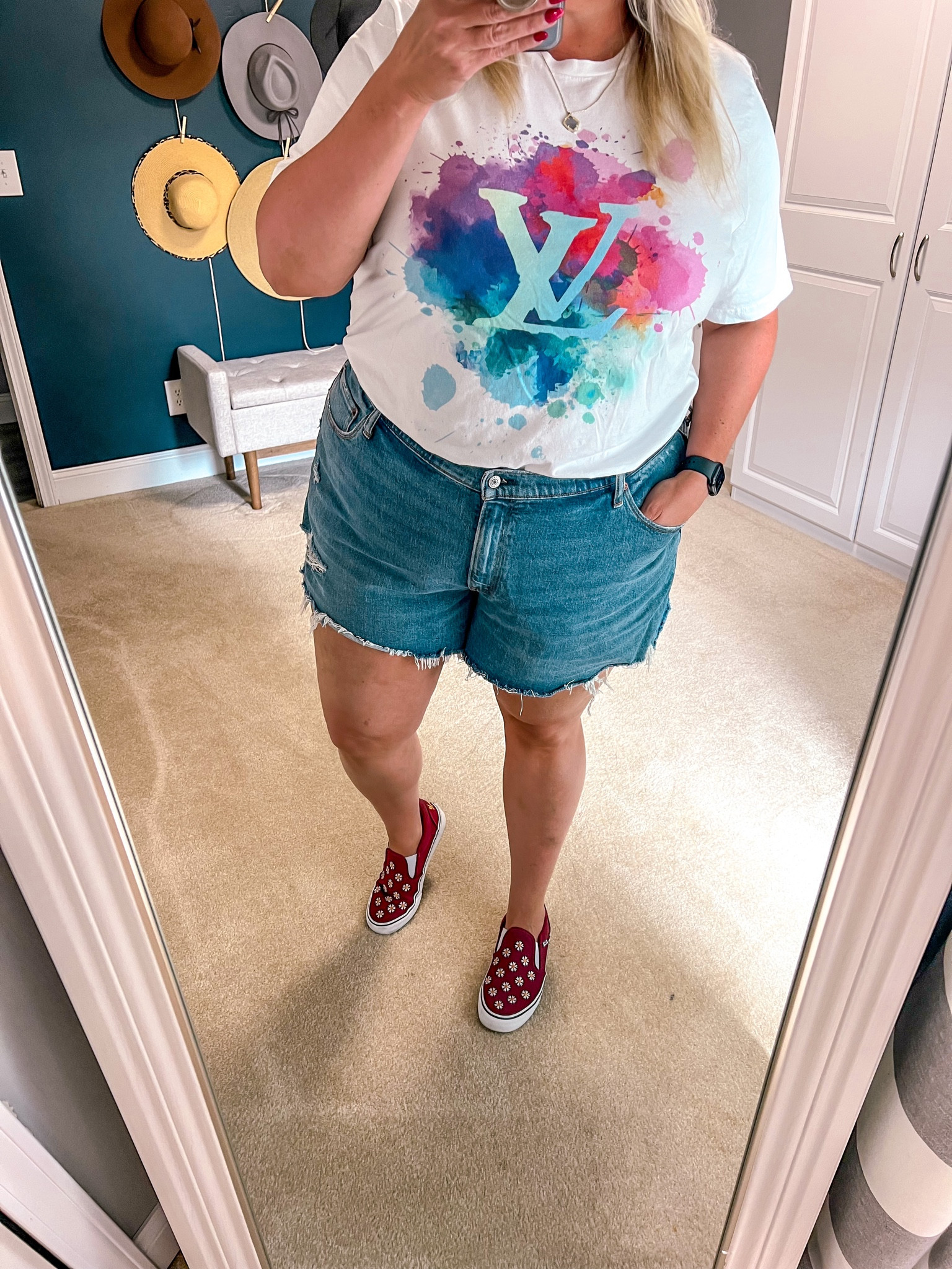 Summer is the season for laid-back vibes and easy-breezy fashion. When it comes to creating a casual yet stylish summer outfit, jean shorts are an essential wardrobe staple. These versatile bottoms can be dressed up or down, making them the go-to choice for staying comfortable and chic on warm, sunny days. So, grab your favorite pair of jean shorts and get ready to rock the perfect summer casual look with this cute graphic tee! 

Plus size jean shorts | plus size summer outfit | plus size outfit ideas | summer outfit | curvy outfits | Abercrombie shorts | curve love shorts 

#LTKcurves #LTKSeasonal #LTKstyletip