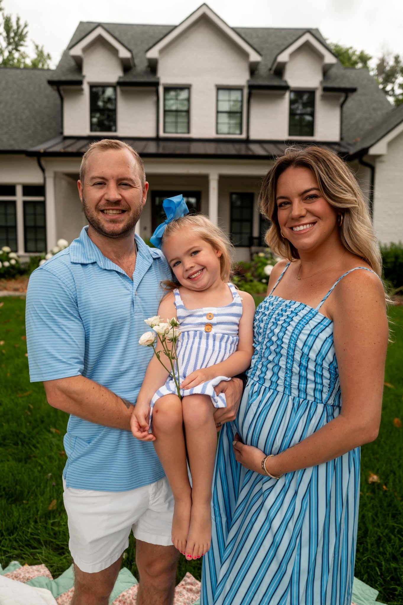 Blue stripe maxi, maternity friendly 

#LTKBump #LTKFamily #LTKStyleTip