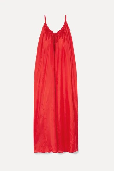 Kalita - Mercury Silk-habotai Maxi Dress - Red | NET-A-PORTER (UK & EU)
