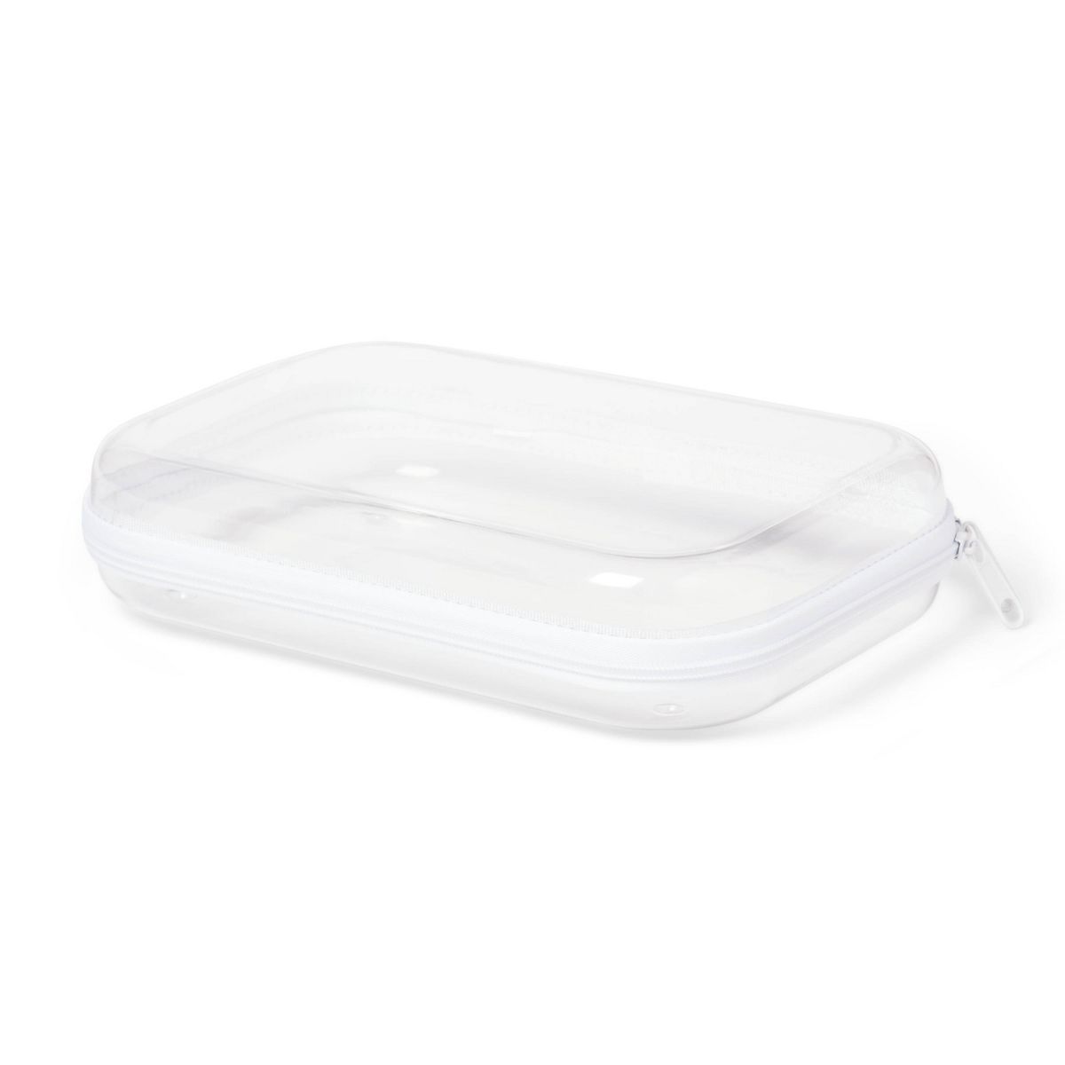 Hard Sided Zipper Pencil Case Clear - up & up™ | Target