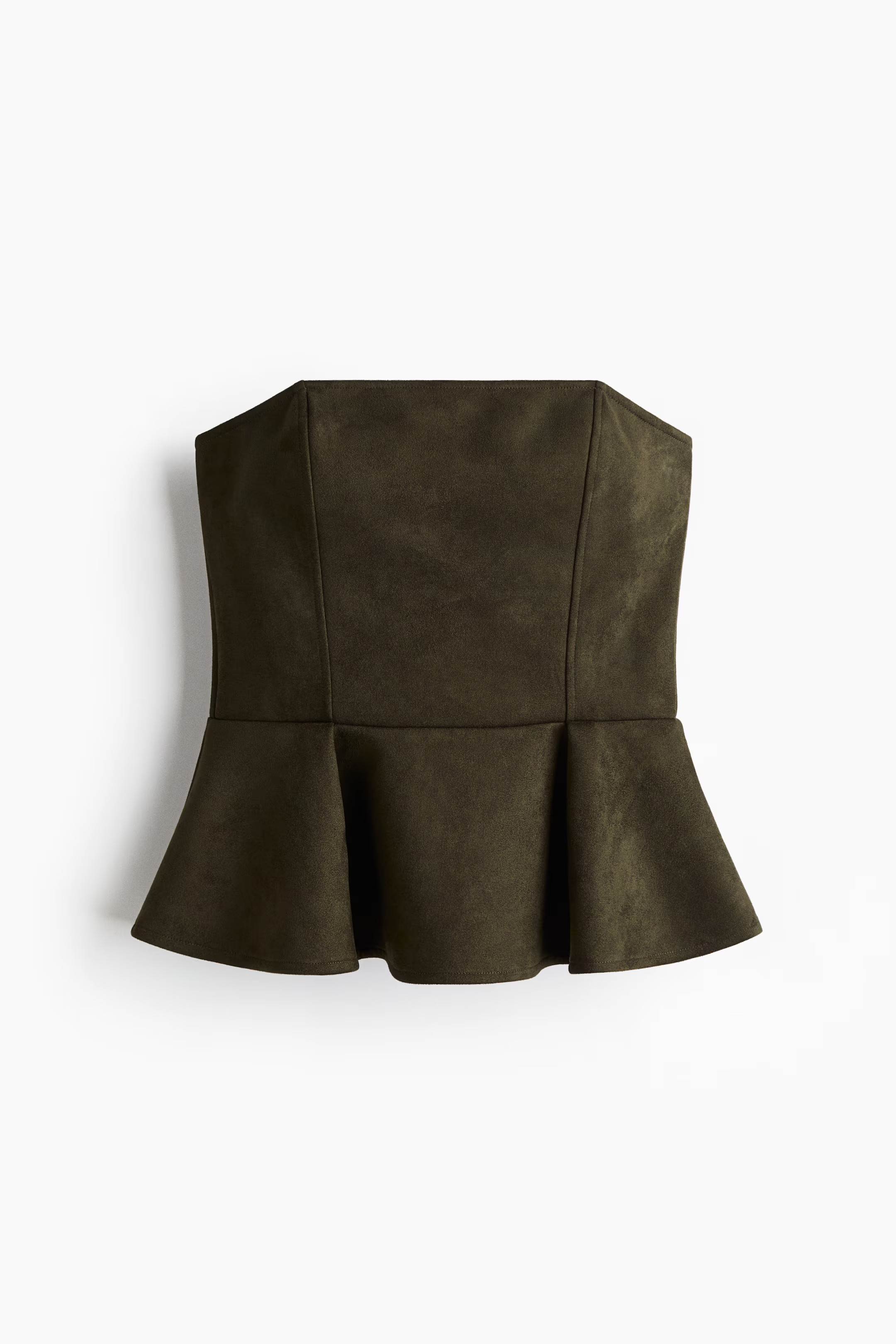 Bandeau peplum top | H&M (UK, MY, IN, SG, PH, TW, HK)