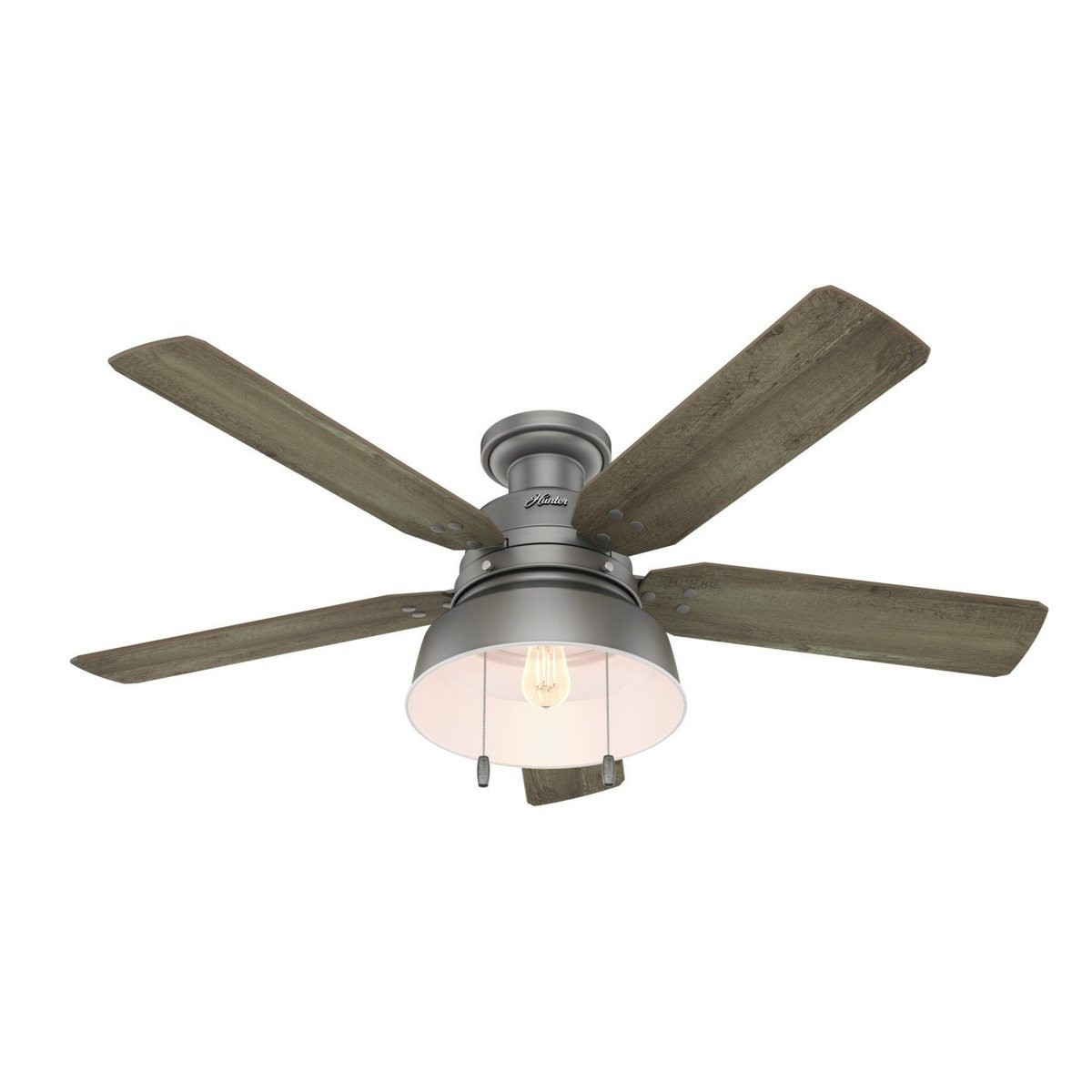 Mill Valley Outdoor Low Profile with Light 52 inch | Hunter Fan Company
