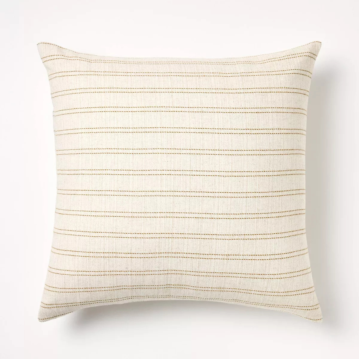 Woven Striped Throw Pillow Neutral/Dark Tan - Threshold™ designed with Studio McGee | Target