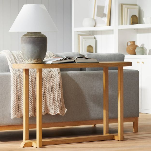 Race Track Console Table Natural - Threshold™ designed with Studio McGee | Target