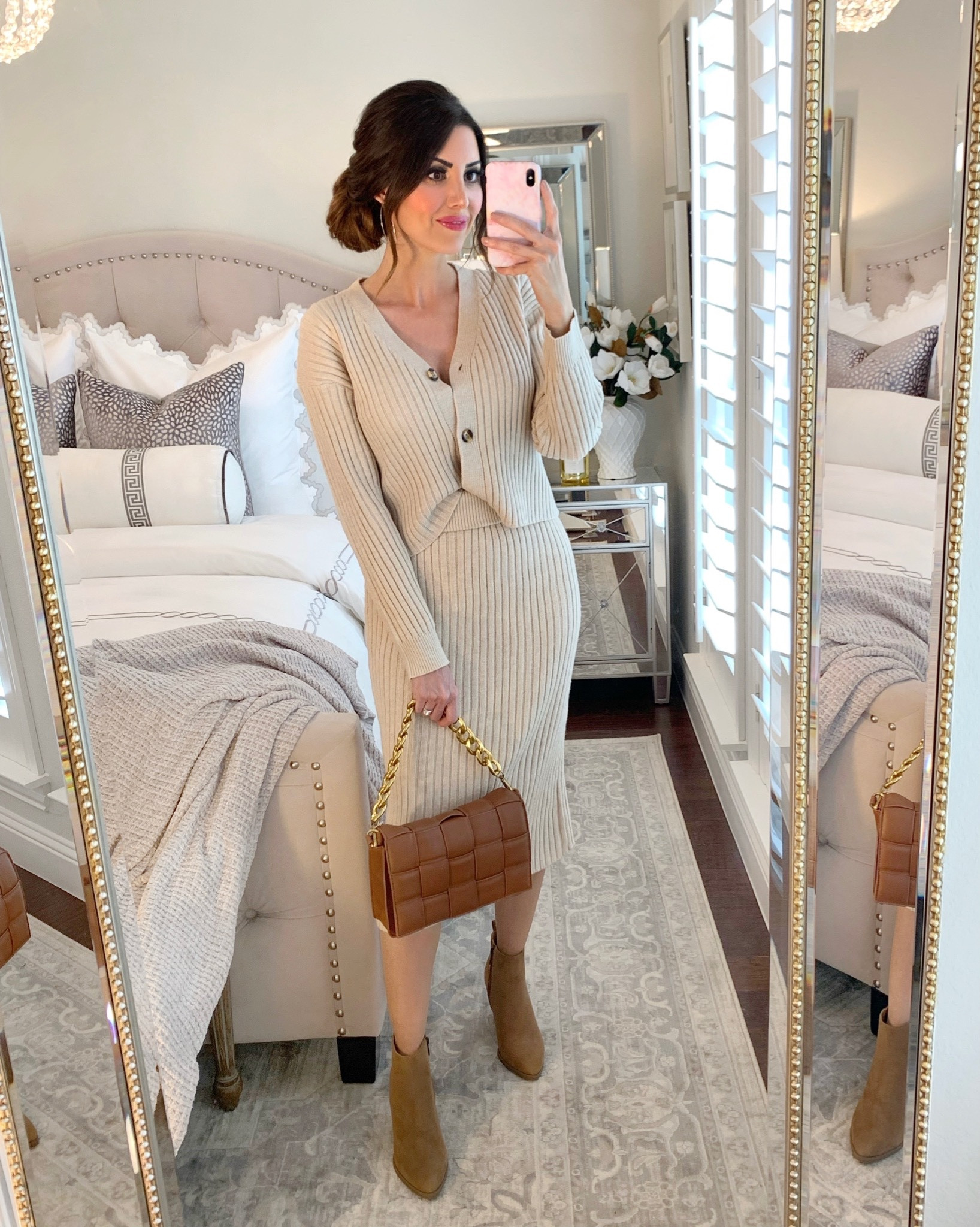 Cardigan and sweater sets from Walmart under $25  - linking the new sets (this is last years version)  

Sweater skirt set, fall outfit ideas, Walmart fashion time and tru teacher outfits casual style all American classic preppy style 

#LTKunder50 #LTKsalealert #LTKstyletip