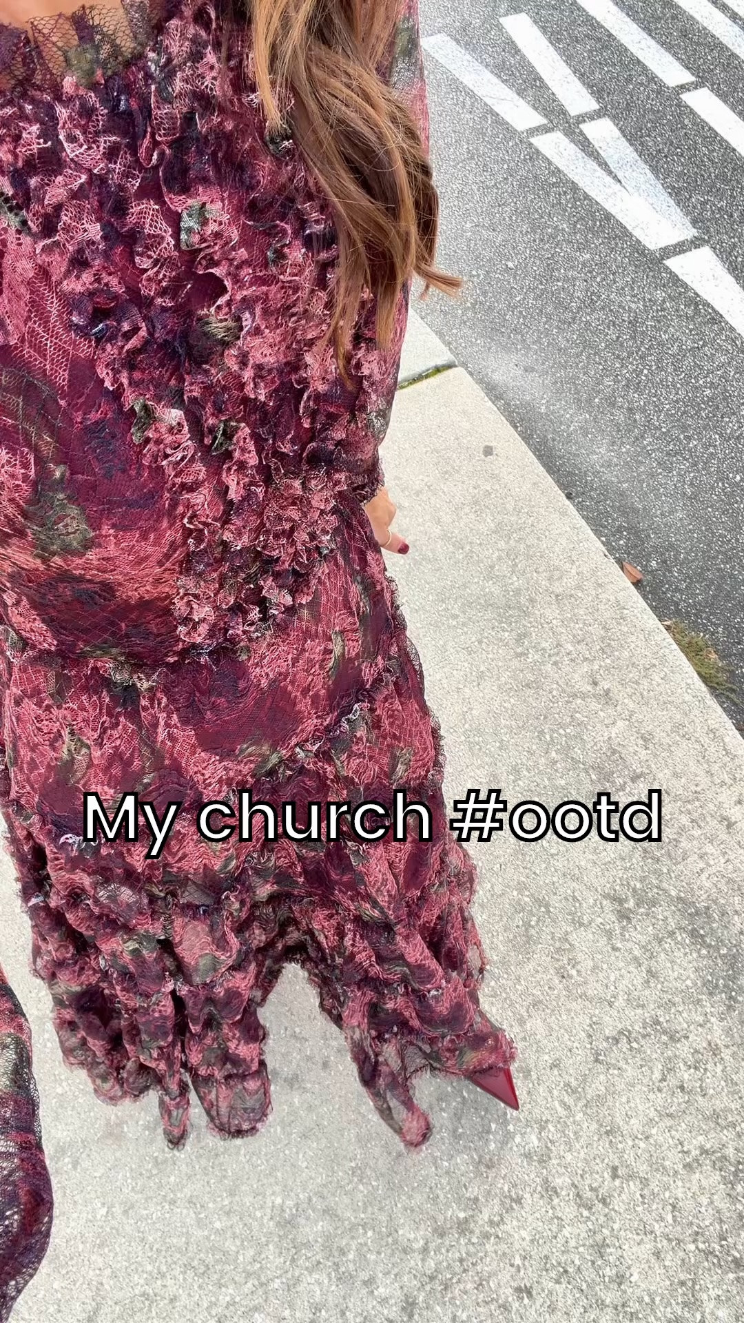 My church outfit of the day! Wearing XXS. Fall wedding guest. Winter wedding guest. Fall dress. Family photo dress. Thanksgiving dress. Baby shower dress. Wedding shower dress. Floral maxi dress. Prada heels are TTS.

#LTKWedding #LTKSeasonal #LTKPetite